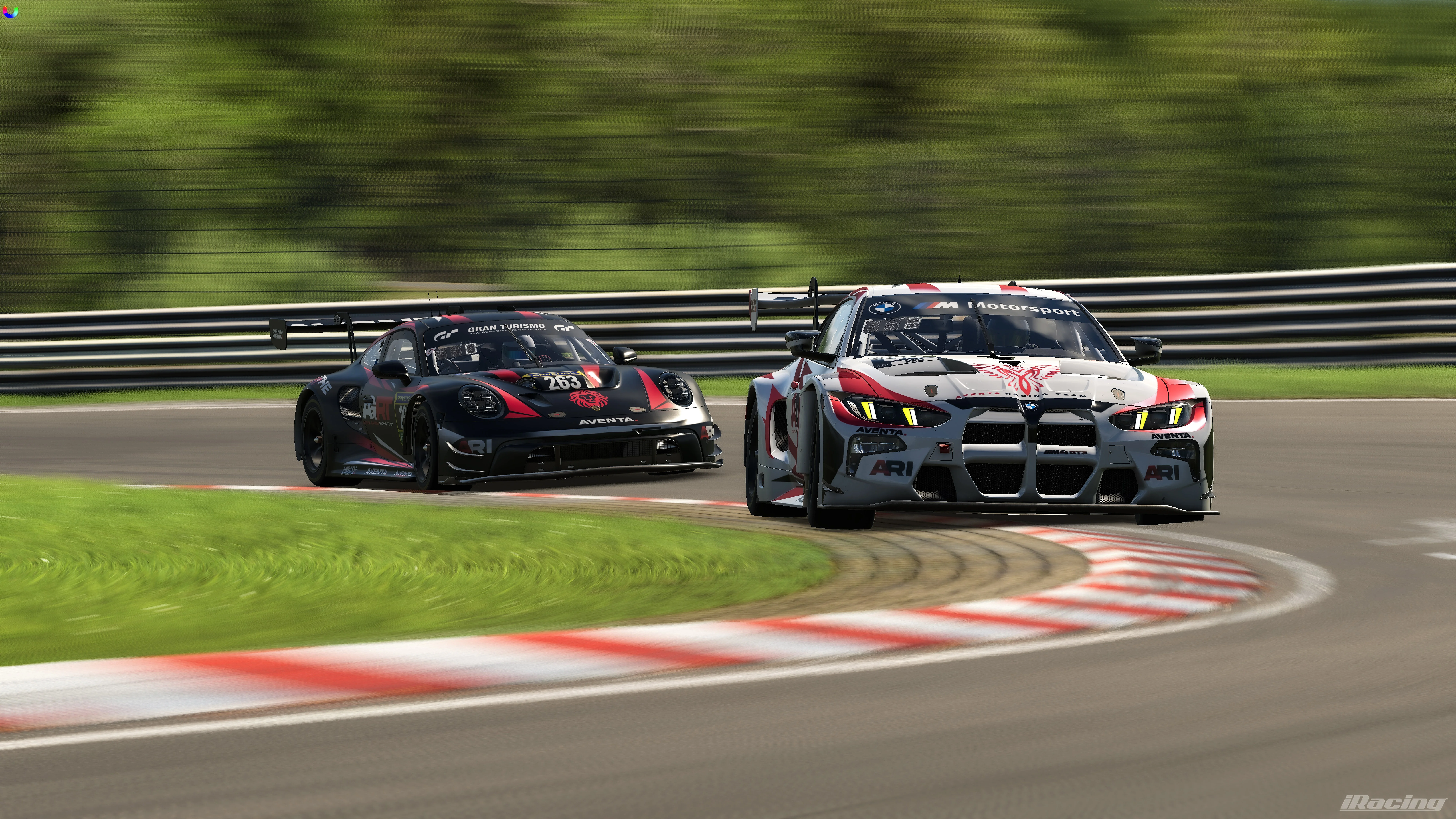 ART GT3 battle at Spa